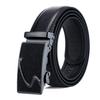 Directo de fábrica transfronterizo nuevo cinturón para hombre electrólisis negro hebilla automática cinturón para pantalones casuales de hombre esmerilado