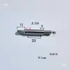 Varilla Roscada de Doble Extremo, Eje de Acero Galvanizado, Eje de Polea con Núcleo de Acero, Eje Guía con Dientes Externos, Tapón Roscado, Tornillo de Perno
