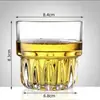 Copos de Vinho KTV Atacado, Copos Transparentes, Copos Temperados, Copos de Vidro, Copos de Cerveja para Bar, Copos de Chá, Copos Octogonais Comerciais Espessados