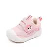 Zapatos deportivos infantiles lindos de dibujos animados para primavera y otoño, para niños y niñas de 0 a 2 años, suelas de goma suave, antideslizantes, transpirables, funcionales