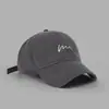 Nueva Gorra de Béisbol Versátil Moda Bordada Gorra de Pico Tendencia Casual Sombrero para Adulto Venta al por Mayor Personalizado Logotipo de Comercio Exterior