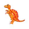 Novo Balão de Filme de Alumínio Dinossauro Estéreo 4D Tiranossauro Rex Triceratops Pterossauro Estegossauro Fofo Montado Balão de Tiranossauro Rex