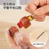 Freidora de Aire Doméstica para Cocina, Soporte Vertical Especial para Brochetas, Estante Colgante de Acero Inoxidable para Barbacoa, Parrilla Redonda Colgante para Brochetas de Carne