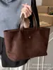 Bolso Tote de Gamuza de Gran Capacidad para Mujer 2025 Nuevo Bolso de Mano Trendy de Alta Gama para Salir a Trabajar y Bolsa para Desplazamientos