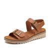 Nova chegada de verão feminino sudeste asiático cross-border wedge estilo fada outwear moda sapatos romanos para mulheres