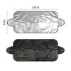 Protector de nieve para coche 190T plateado para parabrisas delantero de invierno 150*70cm parasol