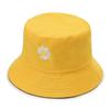 Chapéu Chapéu de Pescador de Verão Feminino Chapéu de Pescador Margarida Pequena Chapéu de Sol de Primavera e Verão Chapéu de Pescador Margarida Pequena Dupla Face Barraca de Rua