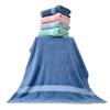 Toalha de banho de algodão adulto toalha absorvente para homens e mulheres Toalha de banho de hotel quebrada de cor lisa Toalha de banho de algodão de presente de comércio exterior