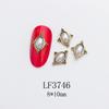 Joyería para Uñas Vintage Decoración de Diamantes de Forma Especial Accesorios Pegatinas para Uñas Joyería para Uñas de Óvalo Hueco Ojo de Caballo Nuevos Productos