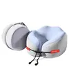 Almohada en Forma de U Espuma Viscoelástica Almohada Cervical de Viaje Almohada para Dormir Almohada para el Cuello Portátil Ligera para Niños Exterior
