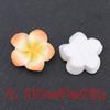 Impressão em duas cores sola grossa frangipani fazendo DIY capa de celular gel creme decoração de corda de grampo de cabelo fivela de sapatos com furo
