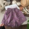 Shorts Mickey Mouse para Meninos Calças Esportivas 2025 Verão Novo Estilo Coreano Shorts Infantis Pequenos e Médios Calças Casuais Estilo Ocidental