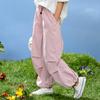 Traje de Manga Corta para Niñas Verano 2026 Estilo Verano Ropa de Niños Conjunto de Dos Piezas con Camiseta Holgada y Falda de Longitud Media para Niños Mayores