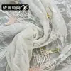 Tecido com Lantejoulas Dupla Camada Bordado em Renda em Estoque para Vestidos de Noiva, Véus, Vestidos Longos, Fantasias de Performance de Palco, Tecido para Roupas Femininas