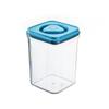 Latas de Plástico Selladas, Cajas de Almacenamiento de Granos de Grado Alimenticio, 6 Juegos de Botellas de Almacenamiento Cuadradas Giratorias de Cocina a Prueba de Humedad y para Conservar la Frescura