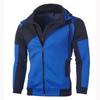 2023 comercio exterior transfronterizo primavera y otoño nuevo suéter de punto para hombre con doble cremallera, jersey de punto, versión holgada, con capucha, moda, ocio