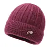 Chapéu de Lã Quente de Inverno com Pelo de Visão para Mulheres de Meia-Idade e Idosas, à Prova de Vento, Forrado com Fleece, Proteção para Orelhas, Chapéu de Tricô Pulôver de Vovó