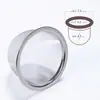 Colador de té Filtro de té Filtro para tetera Filtro de acero inoxidable Filtro de hojas de té Kung Fu Estilo japonés Pequeño Transparente