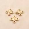 Accesorios para Joyería DIY Accesorios Retro de Oro de Cobre Puro Conector de Borla de Nudo Chino de 10 mm Accesorios para Pulsera y Collar