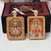 Nuevo Wuye Pequeño Thangka Venta al por Mayor Fino Latón Dorado Wuye Buda del Zodíaco Tridimensional de Doble Cara Pequeño Thangka