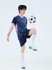 Novo Conjunto de Uniforme de Futebol para Homens, Secagem Rápida e Respirável para Competição e Corrida, Camisas de Futebol Femininas e Infantis, Camisas de Adulto Personalizadas