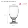 Em estoque Direto da Fábrica Taça Curta para Brandy Vinho Vidro com Base Grossa Simples Elegante Copo Redondo para Suco com Base Grossa