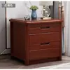 Mesita de noche de madera maciza color nogal Mini 40 Simple Moderna Uso en el hogar Estilo chino Gabinete de almacenamiento Gabinete de almacenamiento junto a la cama del dormitorio