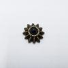 Entrega Rápida en Stock del Fabricante Accesorios de Ferretería para Equipaje y Sombreros 13mm Tornillo Flor de Crisantemo Blanca Aleación Hebilla de Cartera Hebilla de Superficie