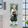 Merchandise de Anime Demon Slayer Pôster de Rolo Pendurado Tanjiro Nezuko Zenitsu Giyuu Rolo da Serpente Bidimensional
