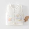 Outono e inverno 120g colete de algodão roupa de bebê recém-nascido clipe de cavalo primavera e outono um colete quente para bebê