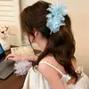 Flores Florecientes Primer Sueño Pinza de Garra para Cabello Tamaño Grande Sentido de Alta Gama Diseño de Nicho Pinza Banana Atmósfera Súper de Hada Accesorios para el Cabello para Mujeres