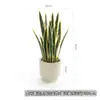 Planta artificial de aloe simulada nórdica, orquídea tigre falsa, suculentas tropicales, decoración para sala de estar interior, adornos para escaparates