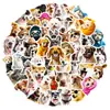 Transfronterizo 56 Paquete de Pegatinas de Expresiones de Cachorros Lindos Funda para Teléfono Móvil Maleta Taza de Agua Caja de Almacenamiento Pegatinas Creativas Impermeables