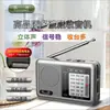 Radio pura multibanda transfronteriza para personas mayores, radio semiconductora portátil mini recargable con manivela manual para exteriores