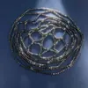 Sombreros de venta cruzada más vendidos, populares en Europa y América, accesorios de sombrero de malla multicapa con pedrería brillante para bodas de novia