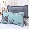 Funda de almohada de algodón de gasa para niños Tipo algodón puro Individual Funda de almohada para jardín de infantes Funda de almohada para estudiante 35*55cm