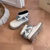 Botas de Princesa a Cuadros para Niñas Otoño e Invierno Nuevas Botas Martin con Lazo Suela Suave Antideslizantes Botines Cortos para Niños Botas de Cuero Estilo Británico