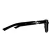 Óculos de Alta Qualidade que Mudam de Cor para Homens e Mulheres, Novos Óculos Quadrados Tendência Lentes Transparentes, Armação Preta, Óculos Ópticos para Influenciadores Rosto Liso