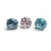 Brincos de Titânio F136 Unhas Labiais Zircônia Swarovski Genuína 6mm Unhas Cocleares Joias para Body Piercing Unhas do Osso da Orelha