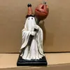 Figura de Fantasma Vintage Iluminada Transfronteriza Adorno de Lámpara de Fantasma Brillante Retro de Halloween