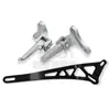 Motocicleta Yamaha Y15/LC135 Soporte Modificado para Tubo de Escape Juego de Estriberas Aleación de Aluminio CNC Juego de Estriberas Traseras