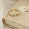 Anillo de Mariposa Doble lujo ligero esmalte gota de aceite flor diseño nicho moderno versátil de alta gama ajustable anillo de dedo para dieta