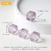 Coleção de Contas Espaçadoras Cubo de Cristal Natural, Acessórios para Joias DIY Feitos à Mão, Contas Soltas Cubo de Ágata para Pulseira, Acessórios Atacado