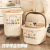 Bacia para pés com rodas para uso doméstico, profunda o suficiente para cobrir as panturrilhas e os joelhos, com função de aquecimento, portátil, espessa para isolamento, ideal para imersão dos pés no inverno.