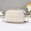 Bolsas Femininas Tendência 2026 Novo Modelo Cor Sólida Versátil Bolsa Transversal de PU Bolsa Pequena Bolsa de Ombro de Grande Capacidade Feminina Bolsa Quadrada Pequena