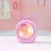 Lámpara Gatito Flor Pequeña Adorno de Escritorio de Dibujos Animados Creativo Decoración de Ambiente para el Hogar Regalo para Amigos Regalo de Cumpleaños Venta al por Mayor del Fabricante