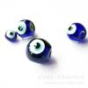 Ojo de Diablo Cuentas Redondas Ojos Azules Turcos Cuentas de Vidrio Hechas a Mano Colgante Materiales Accesorios Accesorios para Cadena de Teléfono Móvil En Stock