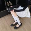 Calcetines Finos de Verano para Mujer, Calcetines Blancos de Estribo, Calcetines para Mujer Estilo Ballet, Calcetines Coreanos para Pantorrilla, Calentadores de Piernas para Aire Acondicionado, Estilo Versátil