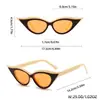 Óculos de Sol de Moda Cat-Eye com Cantos Afiados Tendência para Mulheres, Estilo de Luxo para Festas, Fotografia de Rua e Passeios