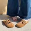 Zapatos Birkenstock Planos Cerrados de Suela Blanda sin Cierre 2026 Nuevos Súper Populares Mocasines Planos Poco Profundos Versátiles para Mujeres para Usar Afuera